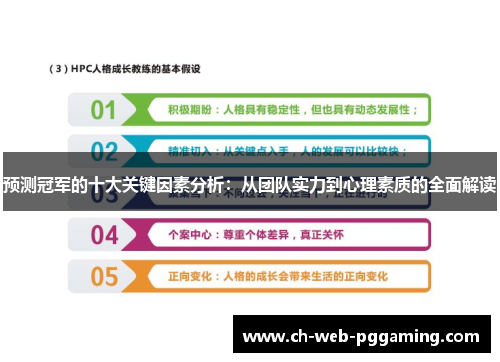 预测冠军的十大关键因素分析：从团队实力到心理素质的全面解读